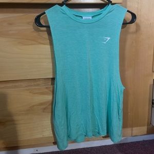 Oversized Drop Arm Apollo Vest - Mint Marl